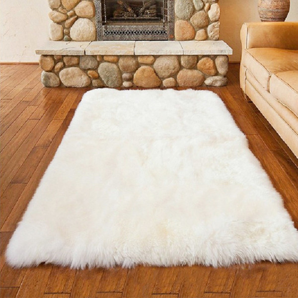 white plush carpet bedroom livingroom carpet children crawing rug fluffy soft home decor colorful living room floor rugs