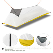 260g Ultralight Outdoor Camping Tents 1 Person/Single 4 Seasons Backpacking Mesh Tent Body Nylon Inner Tent Vents Mosquito Net