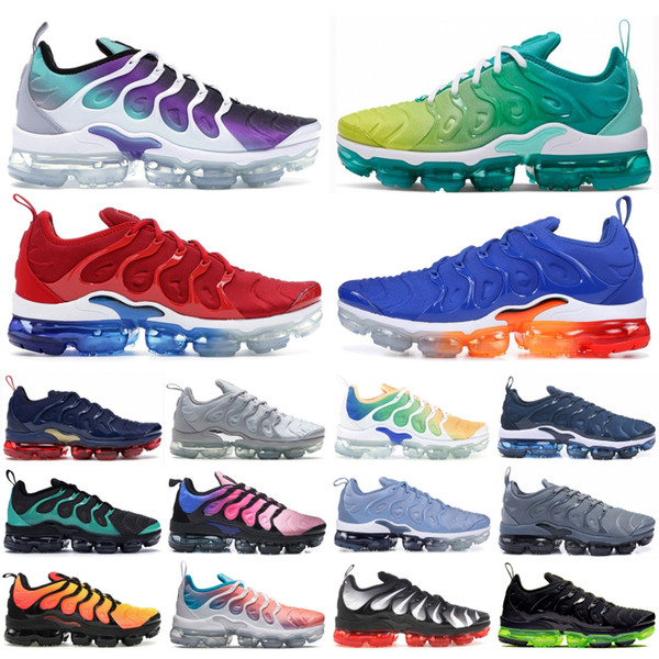 Most Popular Triple Black Racer Blue University Red TN Plus Men stylist Shoes White Psychic Pink Eggplant Running Sneakers Womens Trainer