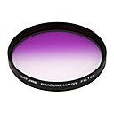 naturaleza 72mm filtro de color púrpura graduado