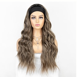 Full Cuticle Curly Headband Wigs Hair Extension Wearable Elastic Band Human Hair Headband Wig Lightinthebox