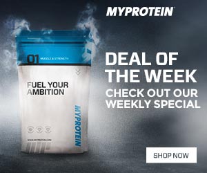 Weekly special deals from MyProtein! Get your best price today.