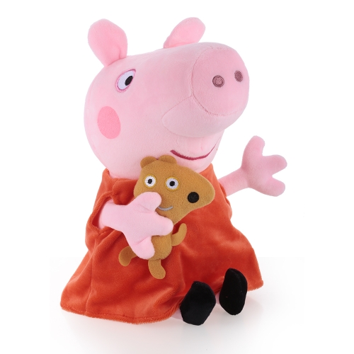 Original Brand Peppa Pig 30cm Peppa Stuffed Plush Toy Family Party Doll Christmas New Year Gift for Kids