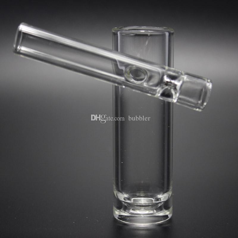 Shot Glass Taster Combo Glass Hand Pipe 4 Inch Shot Glass with Taster Attachment Take a Shot and a Hit