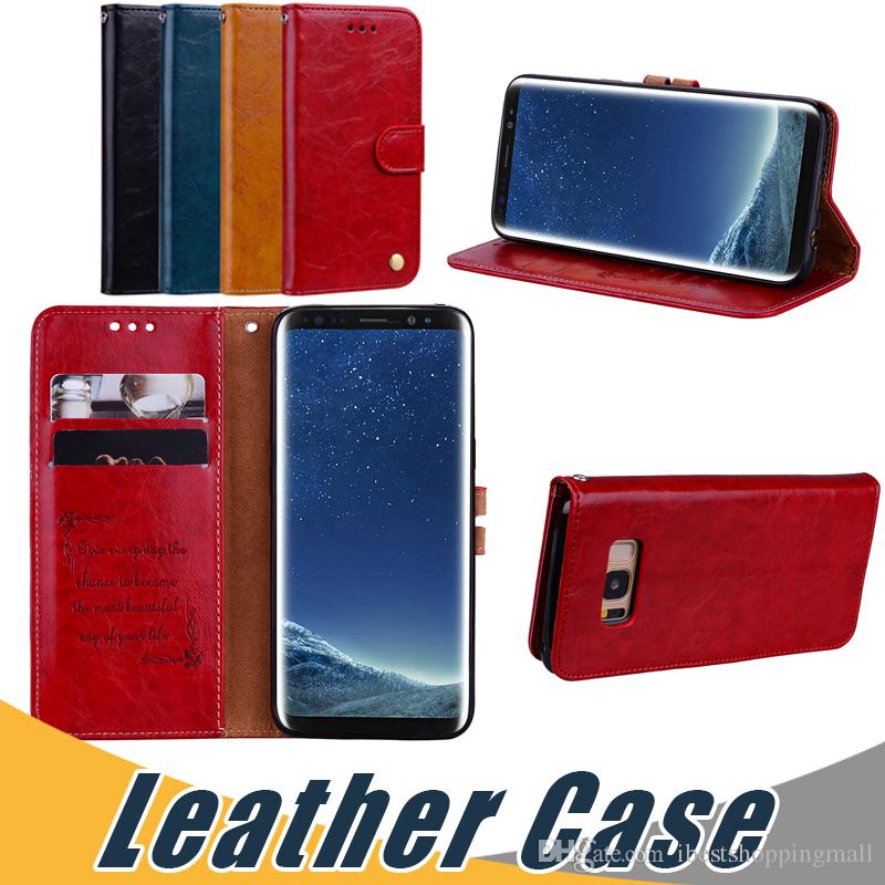 For Samsung S8 Plus S7 S6 Edge Wallet Leather Case with Card Slot Flip Stand Case For Samsung J1 J5 J7 2017 J1 Mini