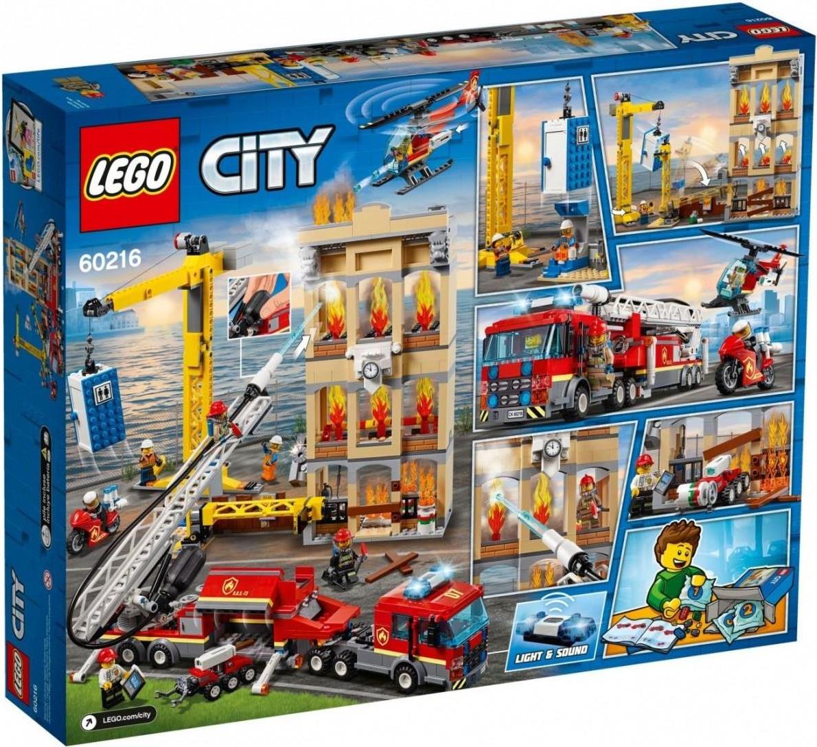 Lego 60216 City Feuerwehr in der Stadt, Konstruktionsspielzeug (60216)