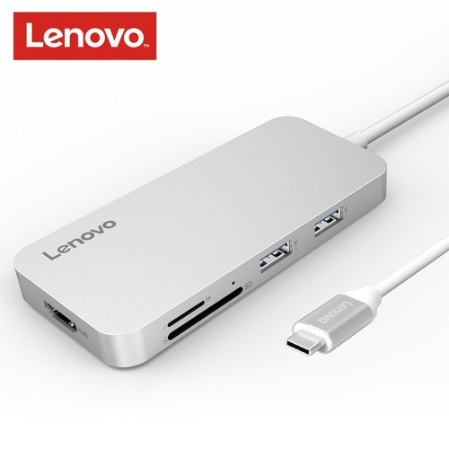 Lenovo USB Type-C to 4K HD Adapter USB C Hub Type-C to USB 3.0 / 2.0 Converters Cable SD / TF Card Reader