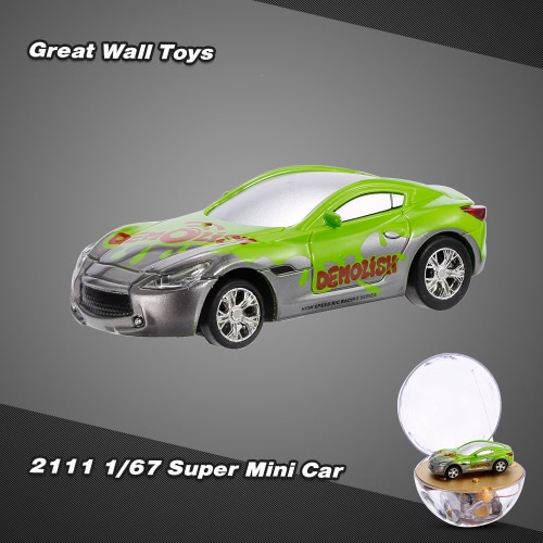 GREAT WALL TOYS 2111 1/67 Super Mini RC Car with Magnifier Sphere Package Collection Toys Vehicle for Kids