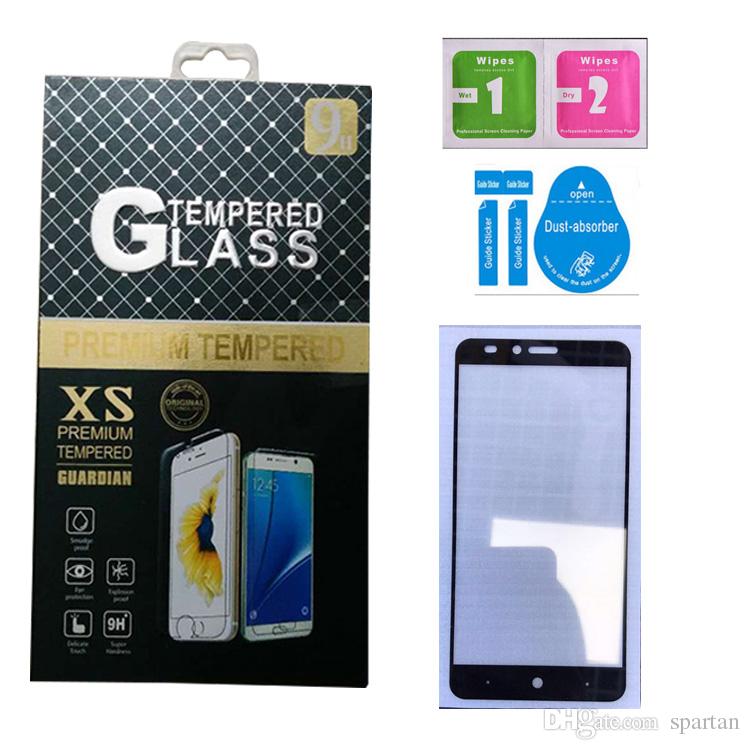 For Moto G7 Power e5 Play G6 Full Cover Tempered Glass Screen Protector LG Stylo 4 K40 G8 ThinQ metropcs with Retailbox