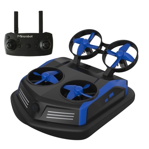 Mirarobot Domain S200 3-en-1 mini-drone commutable mode drone / télécommande de bateau voiture télécommandée (version 600TVL FPV)