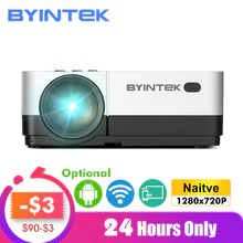 BYINTEK SKY K7 1280x720P 1080P Android WIFI LED Mini Micro Portable Video HD Projector with HD USB For Game Movie Home Theater