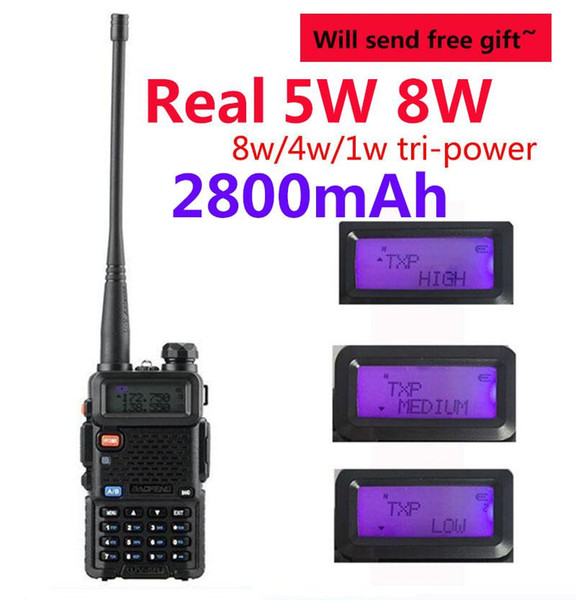 2020 baufeng uv5r uv 5r+ 2800mah uv 5r baofeng 8w midland talkie-walkie 10 km 5 km walki taki vhf uhf portable  cb radio