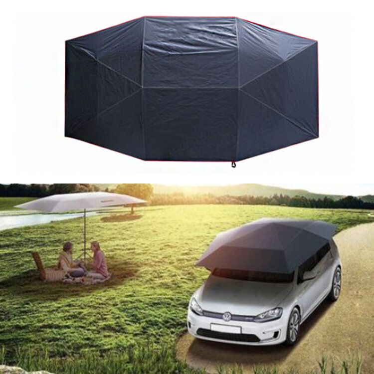 400x210cm Folded UV Oxford Cloth For Car Sun Shelter Umbrella Tent Canopy Roof Cover Sunshade
