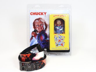 Chucky Figure plus Lowlife Graveyard Shift Belt from Child`s Play