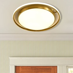 Luz de techo led 40cm 50cm diseño circular formas geométricas luces de techo cobre estilo moderno blanco frío 110-240v Lightinthebox