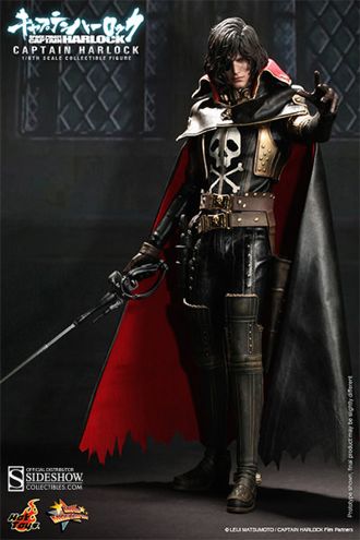 Captain Harlock Poseable Figure from Space Pirate Captain Harlock