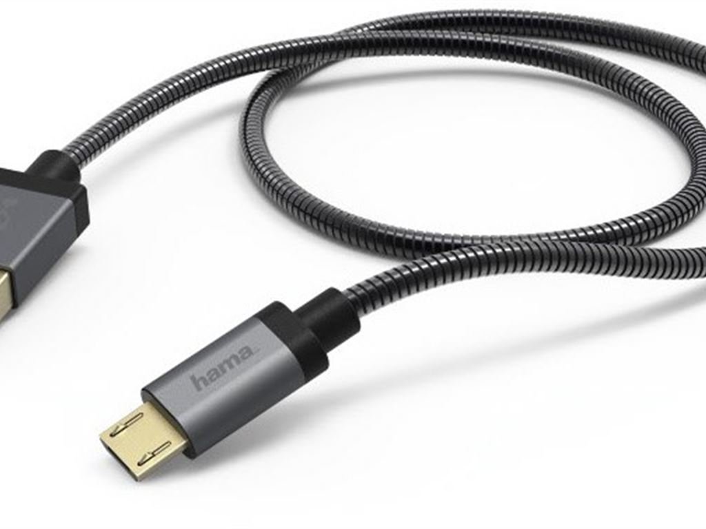 Hama 173625 Lade-Sync-Kabel Micro-USB (1,5m) (anthrazit)