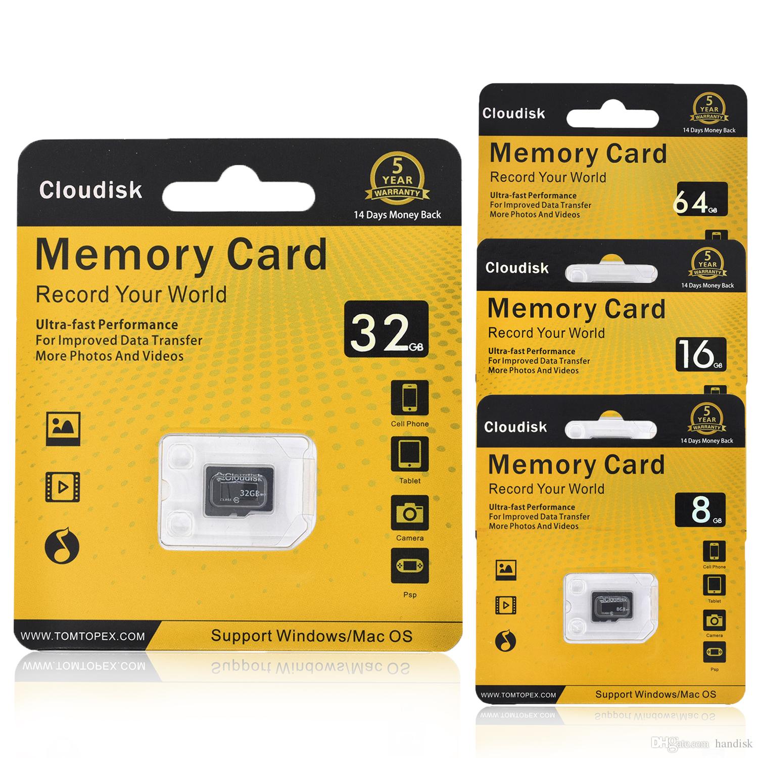 Cloudisk Memory Card 64GB 8GB 16GB 32GB Micro SD Cards Extreme Pro MicroSD Card Professional 1080P Full HD Video Shooting TF Flash