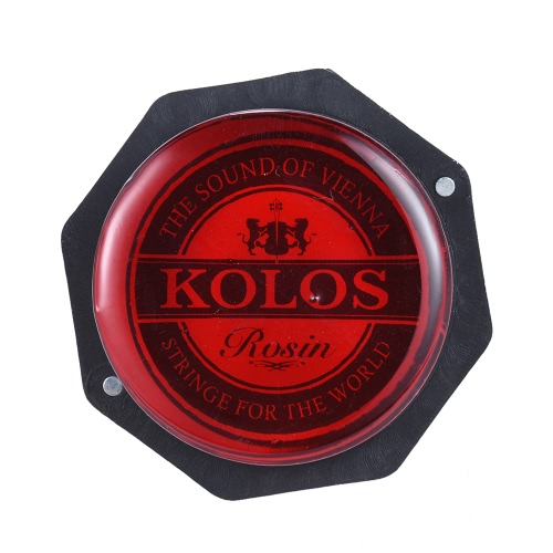 High-Class Low Dust Red Rosin Colophony Transparent Rounded Universal for Bowed String Musical Instrument Violin Viola Cello Erhu