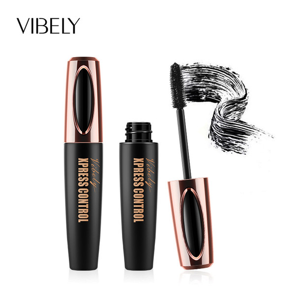 Brand New VIBELY 4D Silk Fiber Waterproof Long Lasting Lash Mascara Eyeerproof Crazy Long Eyelashes Extension