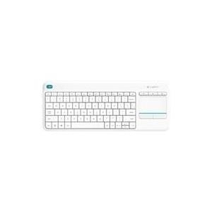 Logitech Wireless Touch Keyboard K400 Plus - Tastatur - 2,4 GHz - Deutsch - weiß (920-007128)