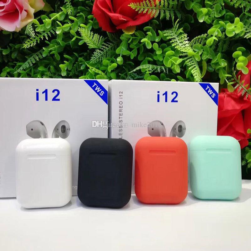 i12 TWS Touch control Mini 1:1 Air Wireless Bluetooth 5.0 earphones pods headset pk i10 i11 tws for IOS Smart Phone xiaomi