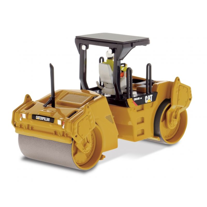 CAT CB-534D XW Vibratory Asphalt Compactor in Yellow (1:50 scale by Diecast Masters DM85132)