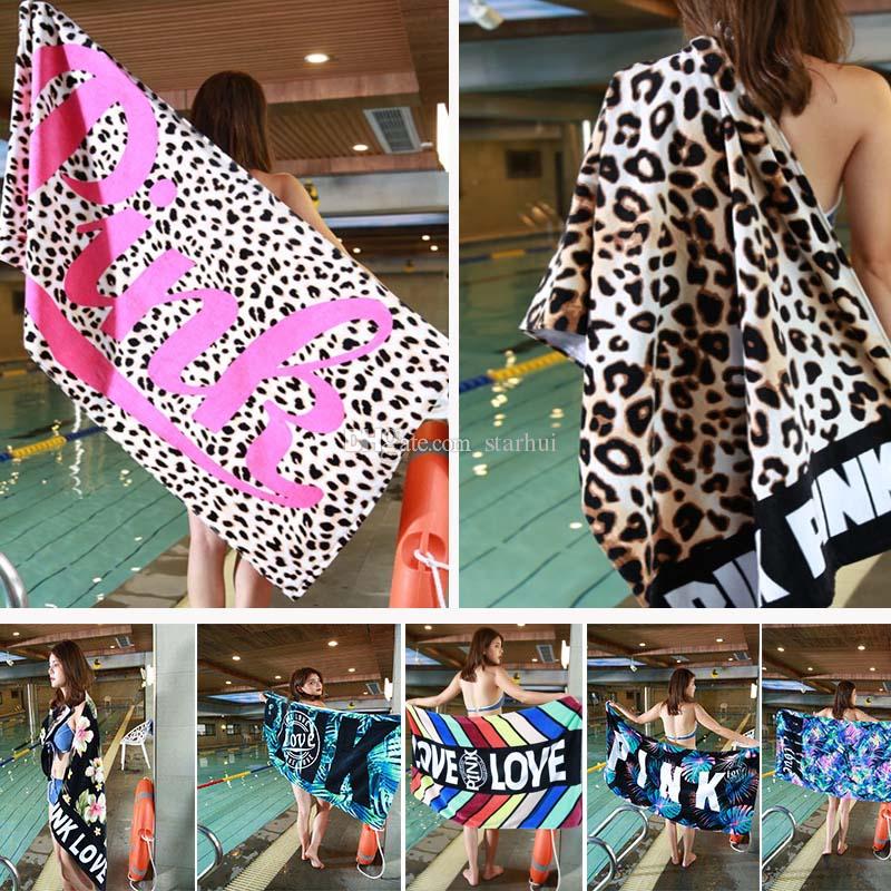 145*75cm Soft Beach Towel Quick Drying Outdoors Sports Swimming Camping Bath Yoga Mat Blanket Bath Towels 6 Colors WX9-523