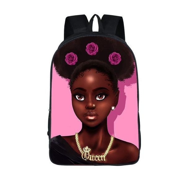 afro lady school bags usb charge computer backpack travel bag business bag for outdoor travel rucksack large lapshopping bag new
