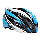 Souke pc  eps azul moldeada integralmente bicicleta de montaña bicicleta de carretera casco de ciclo de los hombres (59-64cm)