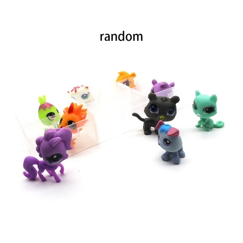 9Pcs/Set Mini Action Figures Collectible Vinyl Figure Cartoon Animal Toy Best Kids Gift for Home Decoration and Collection