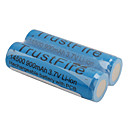 TrustFire Protected 14500 3.7V 900mAh Rechargeable Li-ion Batteries (2-Pack, Blue)