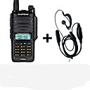 baofeng uv-9r plus 10w 4800mah 10km walkie talkie a prueba de agua de alta potencia intercomunicador bidireccional vhf uhf walkie talkie portátil uv9r plus auriculares