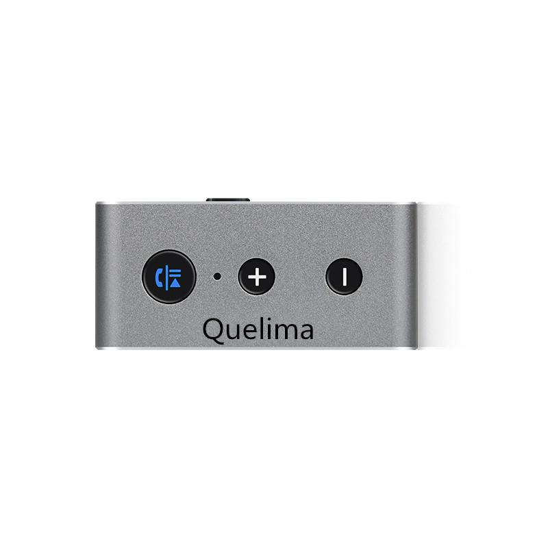 Quelima Car Wireless bluetooth Receiver 4.2 Card Aux Car Audio