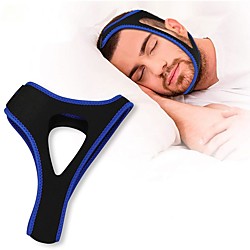 Anti ronflement mentonnière empêcher le ronflement arrêter le ronflement ceinture de mâchoire support de sommeil pour femme homme auto aide soins de santé outils de sommeil miniinthebox