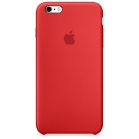 Apple (PRODUCT) RED - Hintere Abdeckung für Mobiltelefon - Silikon - Rot - für iPhone 6 Plus, 6s Plus (MKXM2ZM/A)