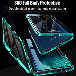 Magnetic Double Sided Case For OnePlus Oneplus 7 / Oneplus 7 pro / Oneplus 6T Magnetic Full Body Cases Solid Colored Tempered Glass / Metal Lightinthebox