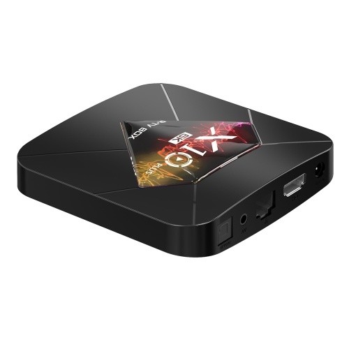 R-TV BOX X10 PLUS Android 9.0 Smart TV Box Allwinner H6 UHD 4K Reproductor multimedia 6K Decodificación de imágenes 4GB / 64GB 2.4G WiFi 100M LAN USB3.0 H.265 VP9 Pantalla LCD