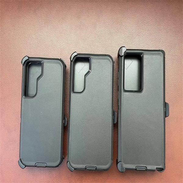 Military Grade Defender Phone Cases For 13 Pro Max 12 S22 S22+ S22u Note20 Ultra S21 S20 S9 A10 A50 With Clip/Holster Heavy Duty Shockproof Waterproof Cover
