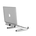 LITBest Soporte para laptop Aleación de aluminio Portátil Múltiples Funciones Plegable Ángulo ajustable Altura ajustable Ventilador