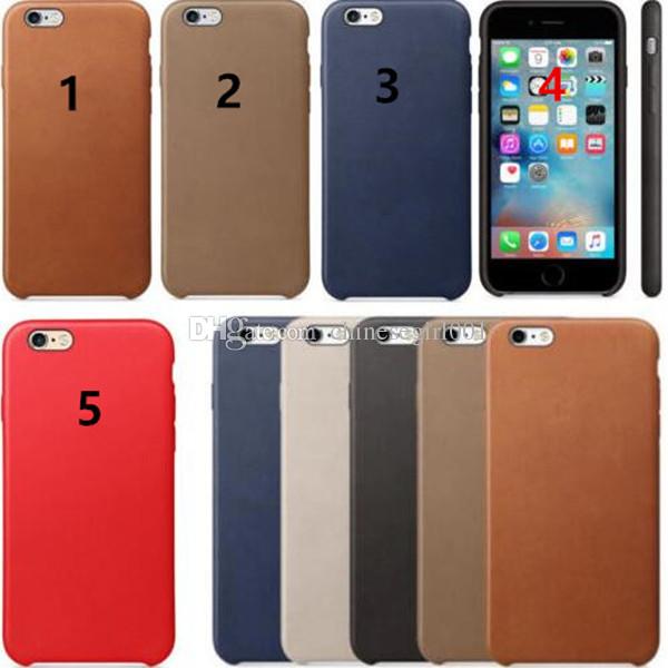 Original OEM Luxury Cover PU Leather Shockproof Matte Front Phone Cases For iPhone X 8 7 Plus 6 6S SE 5 5S