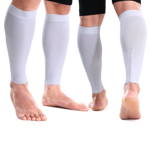 Calcetines de becerro deportivo Compresión de la pierna Protector de correr Fútbol Becerro Soporte de la pantorrilla Calf Muscle Relieve Wrap