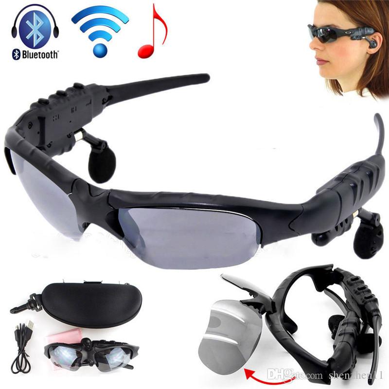 Sunglasses Bluetooth Headset Wireless Sports Headphones Sunglass Stereo Handsfree Earphones mp3 Music Player DHL FREE EAR311