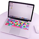 coloré doux clavier en silicone peau couvercle de protection pour macbook mac 13.3 