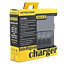 Highly Advanced Intelligence Charger i4 18650 RCR123 Ni-MH / Ni-Cd Smart Battery Charger Black