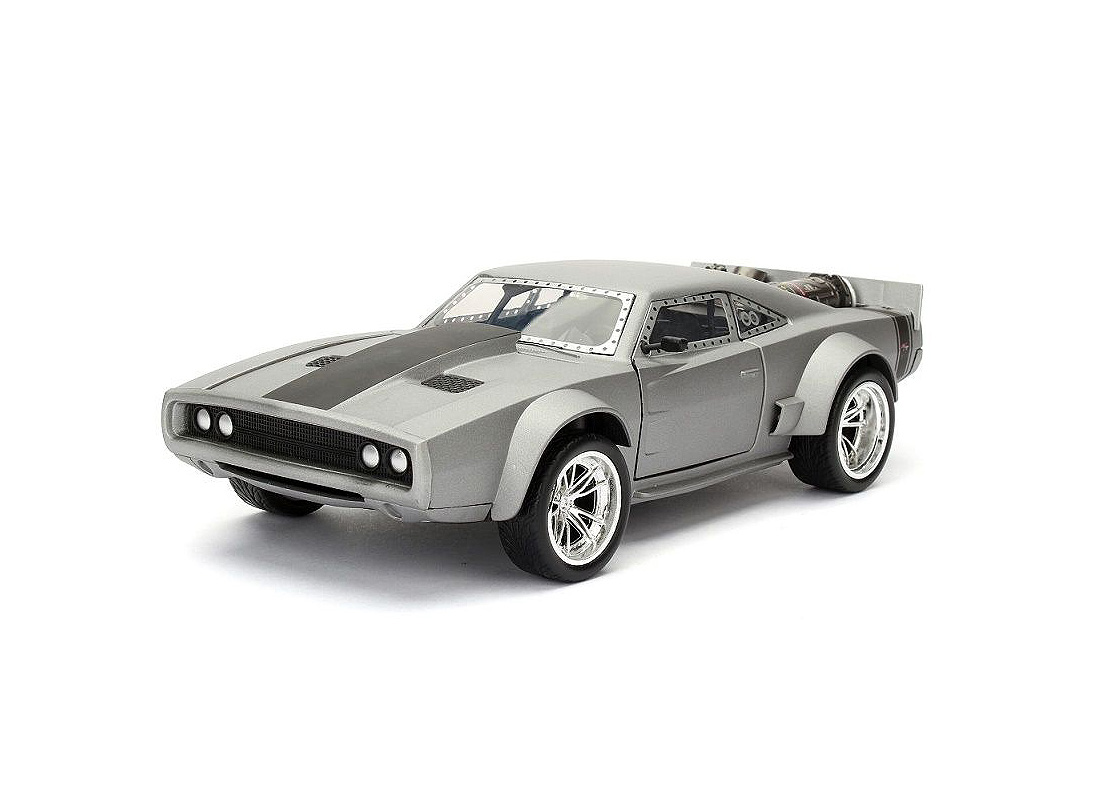 Dodge Charger Dom`s Ice Charger from Fast And Furious in Silver (1:24 scale by Jada JA98291)