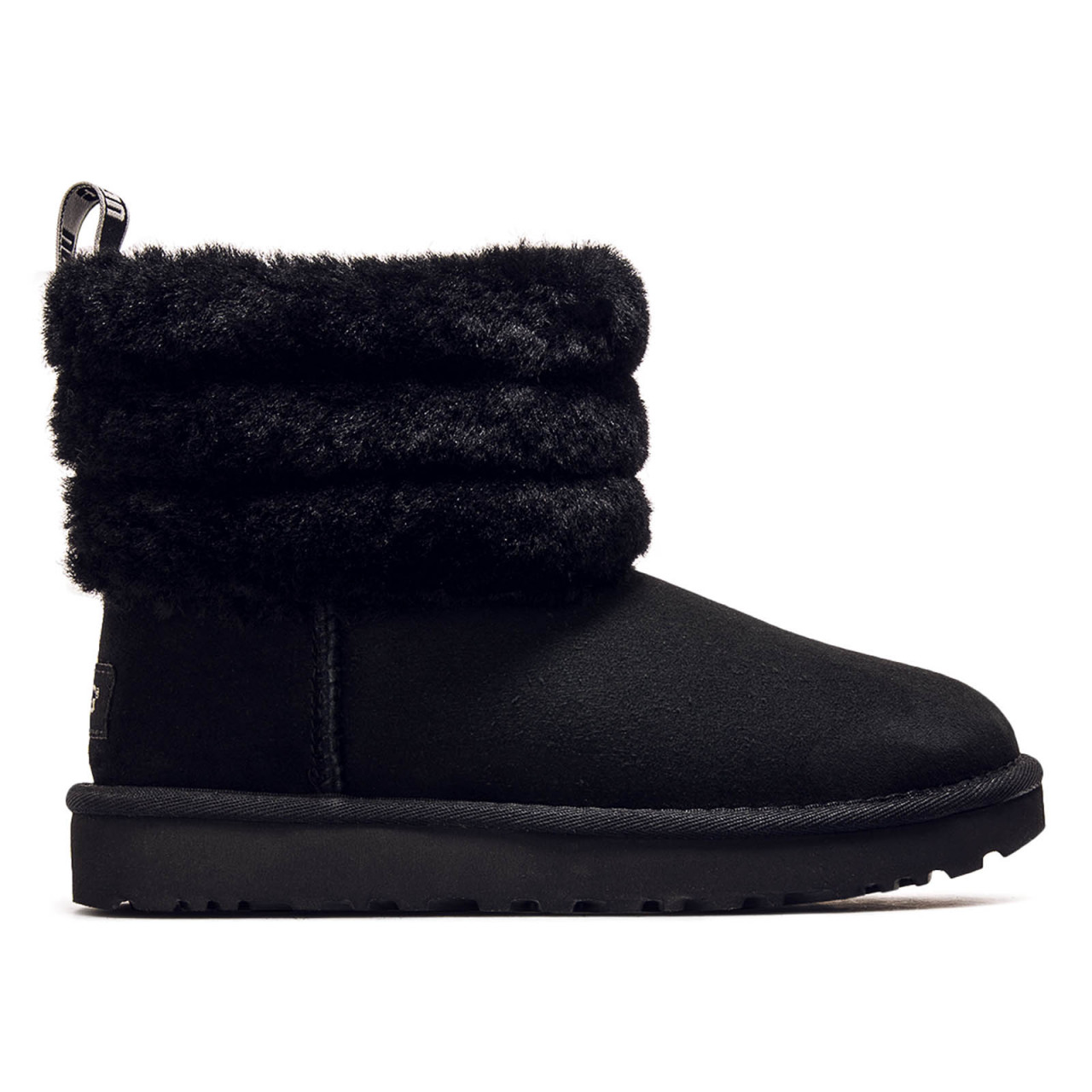 UGG Wmn Fluff Mini Quilted Black
