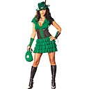 Robin voyous tergal vert costume de cosplay femme séduisante