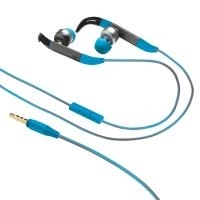 Trust Urban Revolt Fit - Sports - Ohrhörer mit Mikrofon - im Ohr - kabelgebunden - 3,5 mm Stecker - Blau (20321)