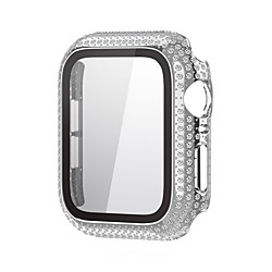 kompatibel für Apple Uhrengehäuse bling 38mm 40mm 42mm 44mm iwatch se Stoßstangenserie 6 5 se 4 3 2 1 (silber) 1St Lightinthebox